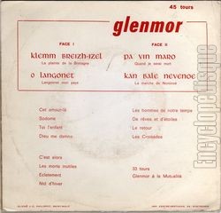 [Pochette de Klem Breiz-izel (GLENMOR) - verso]