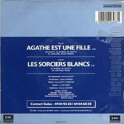 [Pochette de Agathe est une fille (Michel GOUTY) - verso]