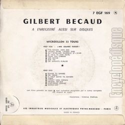 [Pochette de Donne-moi - N4 (Gilbert BCAUD) - verso]