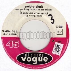 [Pochette de La mer est comme toi (Petula CLARK)]