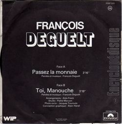 [Pochette de Passez la monnaie (Franois DEGUELT) - verso]