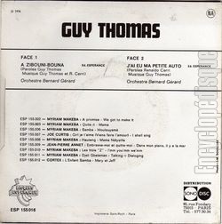 [Pochette de A Zibouni-Bouna (Guy THOMAS) - verso]