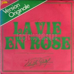 [Pochette de La vie en rose (dith PIAF)]