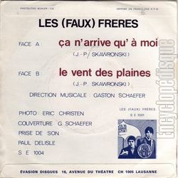 [Pochette de a n’arrive qu’ moi (Les FAUX FRRES) - verso]