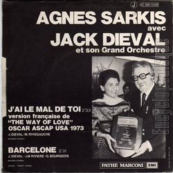 [Pochette de J’ai le mal de toi (Agns SARKIS) - verso]