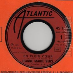 [Pochette de En plein cœur (oublier) (Jeanne-Marie SENS)]