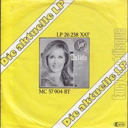 [Pochette de Problemorama (DALIDA) - verso]