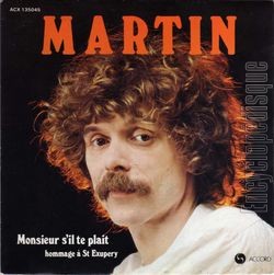 [Pochette de Monsieur, s’il te plait (hommage  St Exupry) (MARTIN)]