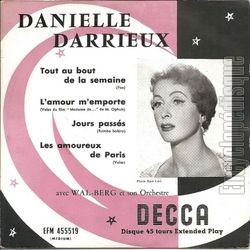 [Pochette de Tout au bout de la semaine (Danielle DARRIEUX)]