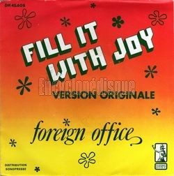 [Pochette de Fill it with joy (FOREIGN OFFICE)]