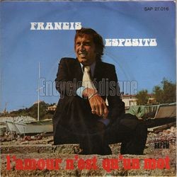 [Pochette de L’amour n’est qu’un mot (Francis ESPOSITO)]