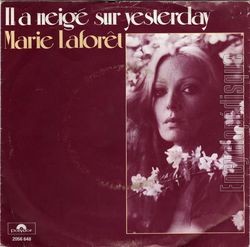 [Pochette de Il a neig sur yesterday (Marie LAFORT)]