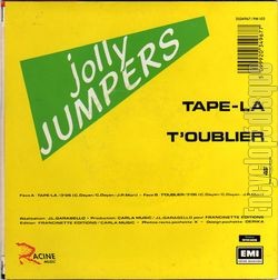 [Pochette de Tape-la (JOLLY JUMPERS) - verso]