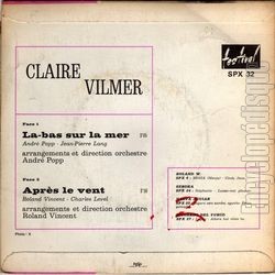 [Pochette de L-bas, sur la mer (Claire VILMER) - verso]