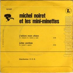 [Pochette de J’adore mon chien (Michel NOIRET) - verso]