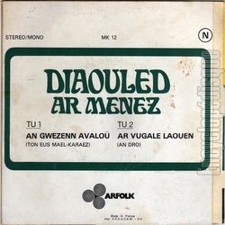 [Pochette de An gwezenn avalo (DIAOULED AR MENEZ) - verso]