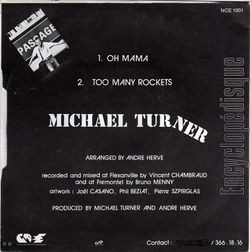 [Pochette de Oh mama (Michal TURNER) - verso]