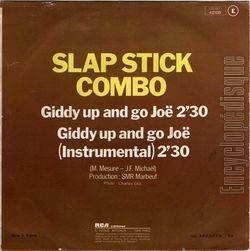 [Pochette de Giddy up and go Jo (SLAP STICK COMBO) - verso]