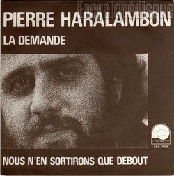 [Pochette de La demande (Pierre HARALAMBON)]