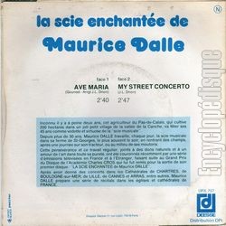 [Pochette de Ave Maria de Gounod (Maurice DALLE) - verso]