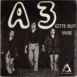 [Pochette de Cette nuit (Les A3) - verso]