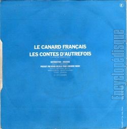 [Pochette de Le canard franais (Les COUAC COUAC) - verso]