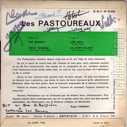 [Pochette de Dix marins (Les PASTOUREAUX) - verso]