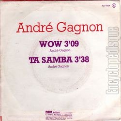 [Pochette de Wow (Andr GAGNON) - verso]