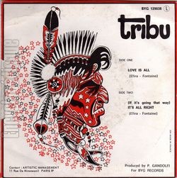 [Pochette de Love is all (TRIBU) - verso]