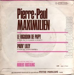 [Pochette de Le rigodon de papy (P.P. MAXIMILIEN) - verso]