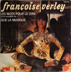 [Pochette de Les mots pour le dire (Franoise VERLEY)]