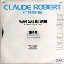 [Pochette de Frappe dans tes mains (Claude ROBERT (Hit Orchestra)) - verso]