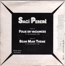 [Pochette de Folie en vacances (Saci PERER) - verso]