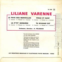 [Pochette de Le pays des merveilles (Liliane VARENNE) - verso]