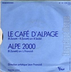 [Pochette de Le caf d’alpage (ZANETH) - verso]