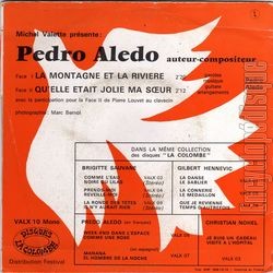 [Pochette de La montagne et la rivire (Pedro ALEDO) - verso]