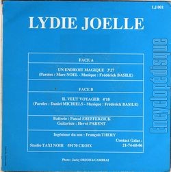 [Pochette de Un endroit magique (Lydie JOLLE) - verso]