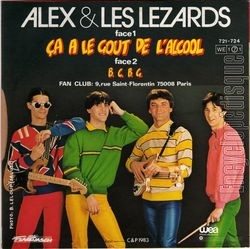 [Pochette de a a le got de l’alcool (ALEX & LES LZARDS) - verso]