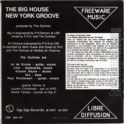 [Pochette de The big house (The OUTLINES) - verso]