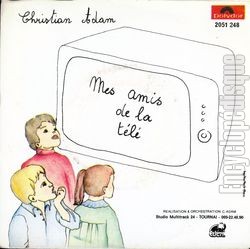 [Pochette de Mes amis de la tl (Christian ADAM) - verso]