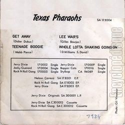 [Pochette de Get away (TEXAS PHARAOHS) - verso]