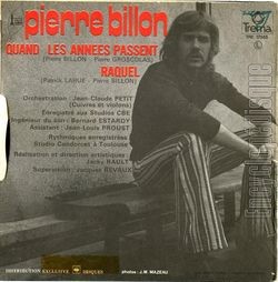 [Pochette de Quand les annes passent (Pierre BILLON) - verso]