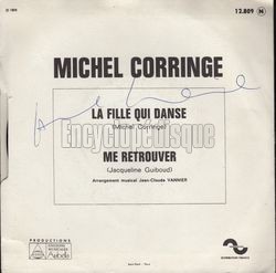 [Pochette de La fille qui danse (Michel CORRINGE) - verso]