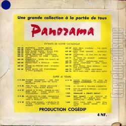 [Pochette de Super Panorama (COMPILATION) - verso]