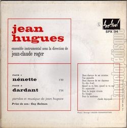 [Pochette de Nnette (Jean HUGUES) - verso]