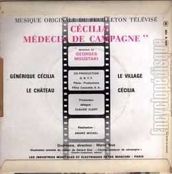 [Pochette de Ccilia, mdecin de campagne (T.V. (Tlvision)) - verso]