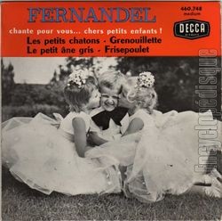 [Pochette de Les petits chatons (FERNANDEL)]