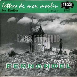 [Pochette de Lettres de mon moulin-Les toiles (FERNANDEL)]