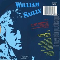 [Pochette de Je l’aime tranquille (William SAILLY) - verso]