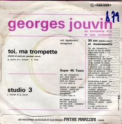 [Pochette de Studio 3 (Georges JOUVIN) - verso]